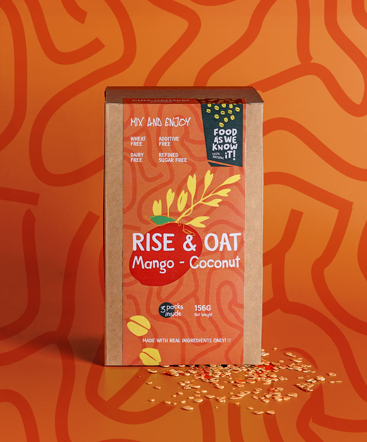 MANGO COCONUT CHIA OATMEAL MIX