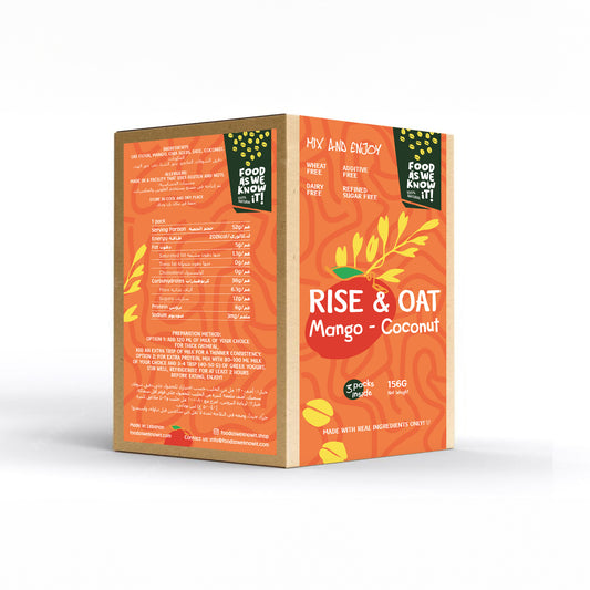 MANGO COCONUT CHIA OATMEAL MIX