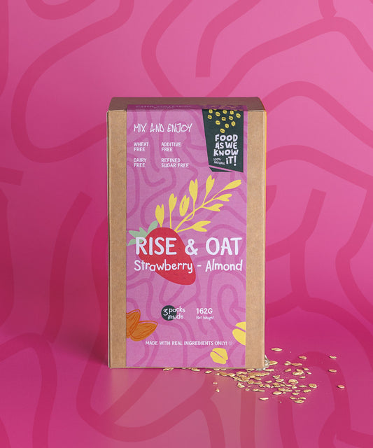 STRAWBERRY ALMOND CHIA OATMEAL MIX